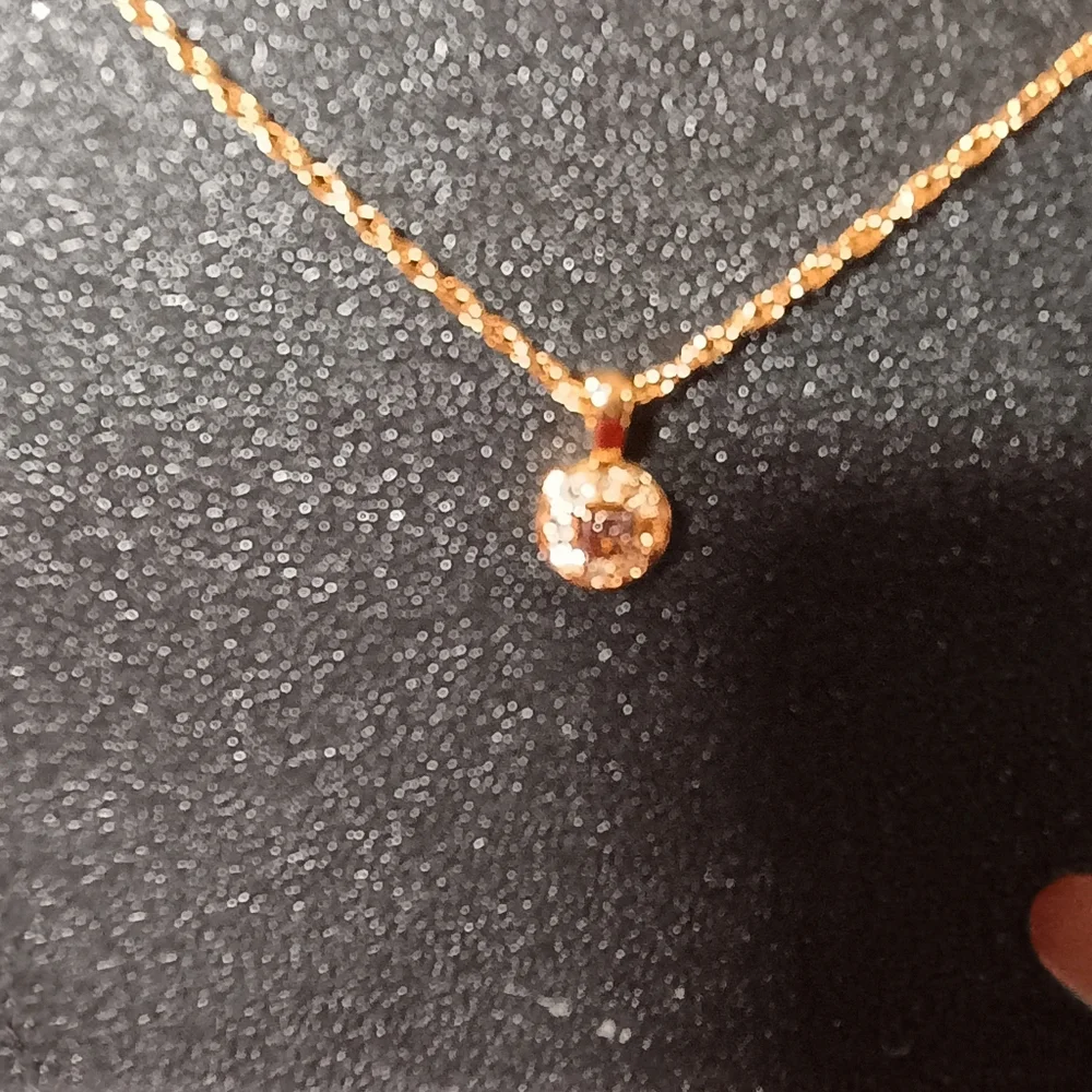 Nina Ricci Gold Plated Crystal Teardrop Pendant